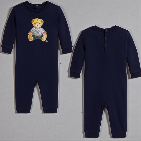 Polo Ralph Lauren Other - Polo Ralph Lauren Baby Boys Fleece Knit Coverall